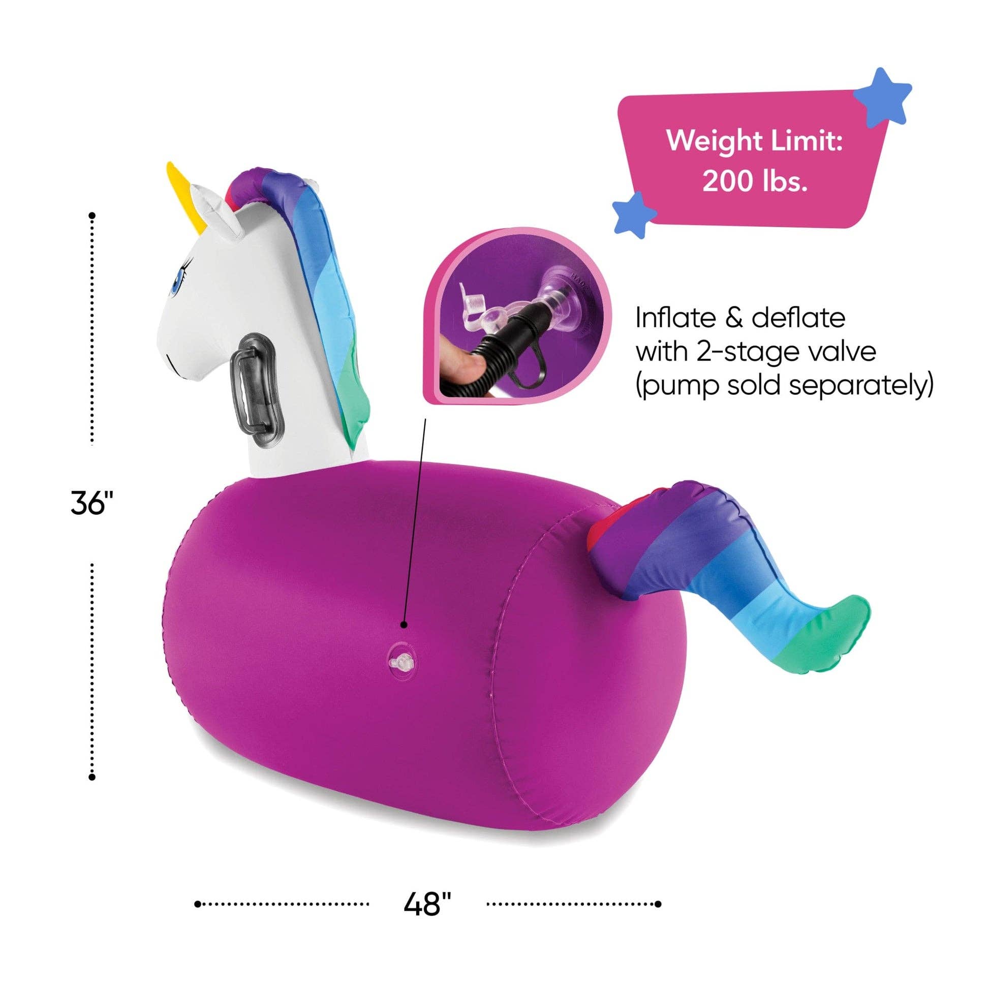 Hearthsong - Wholesale Sporting Game - Kids & Baby - Inflatable Ride-On Hop 'n Go - Single27