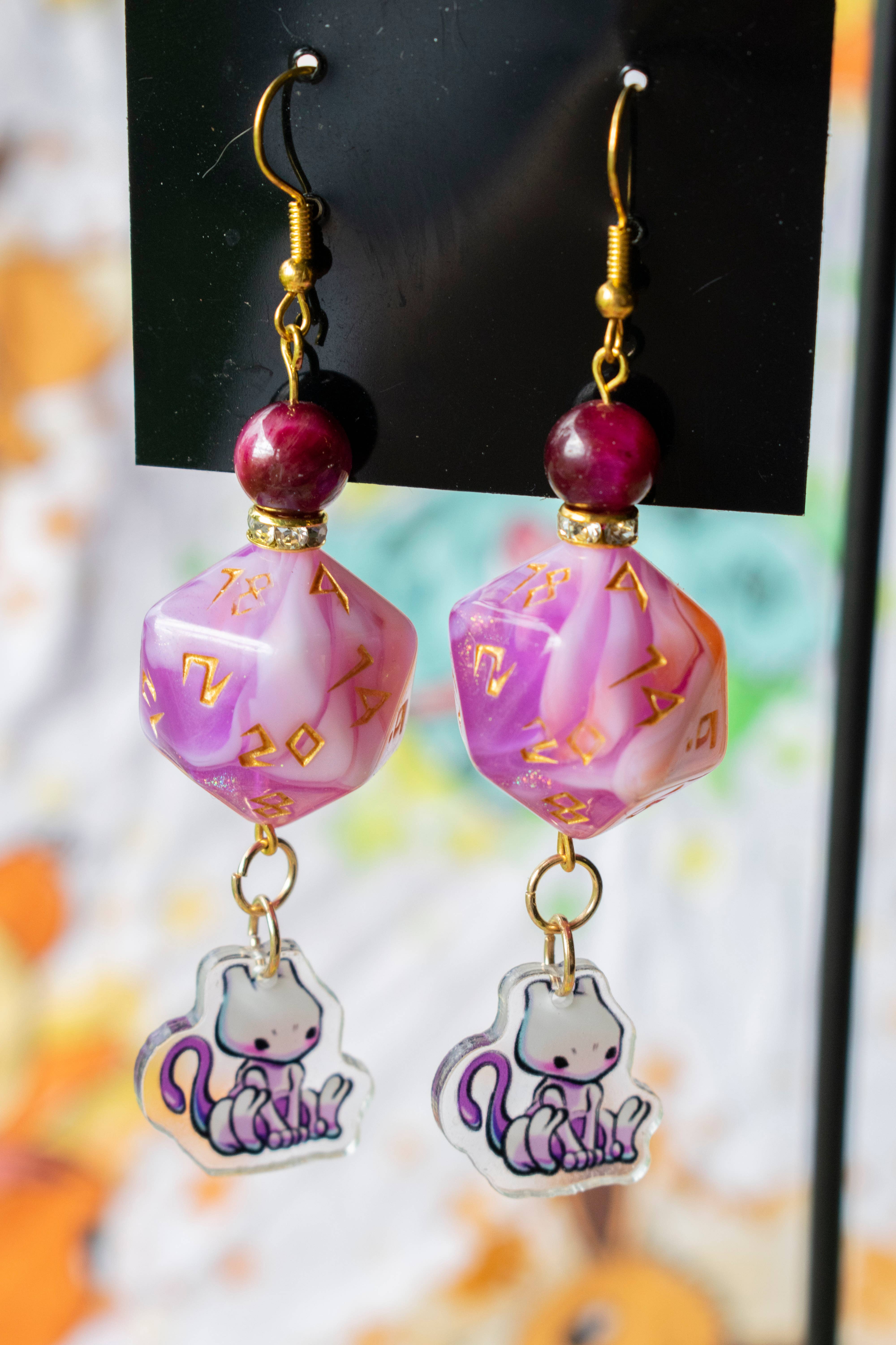 Melody's Menageries (Critical Crystals) - Wholesale Jewelry Set - Dice earring wholesale box37