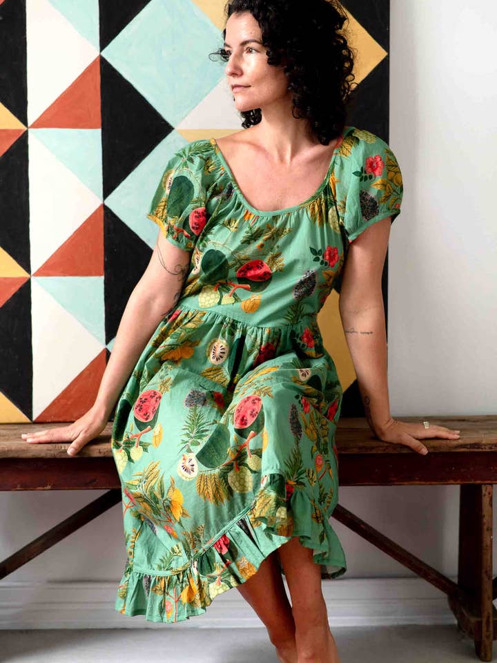 Lazybones - Wholesale Dress – Women's - Marisa Dress Tropics *organic cotton1