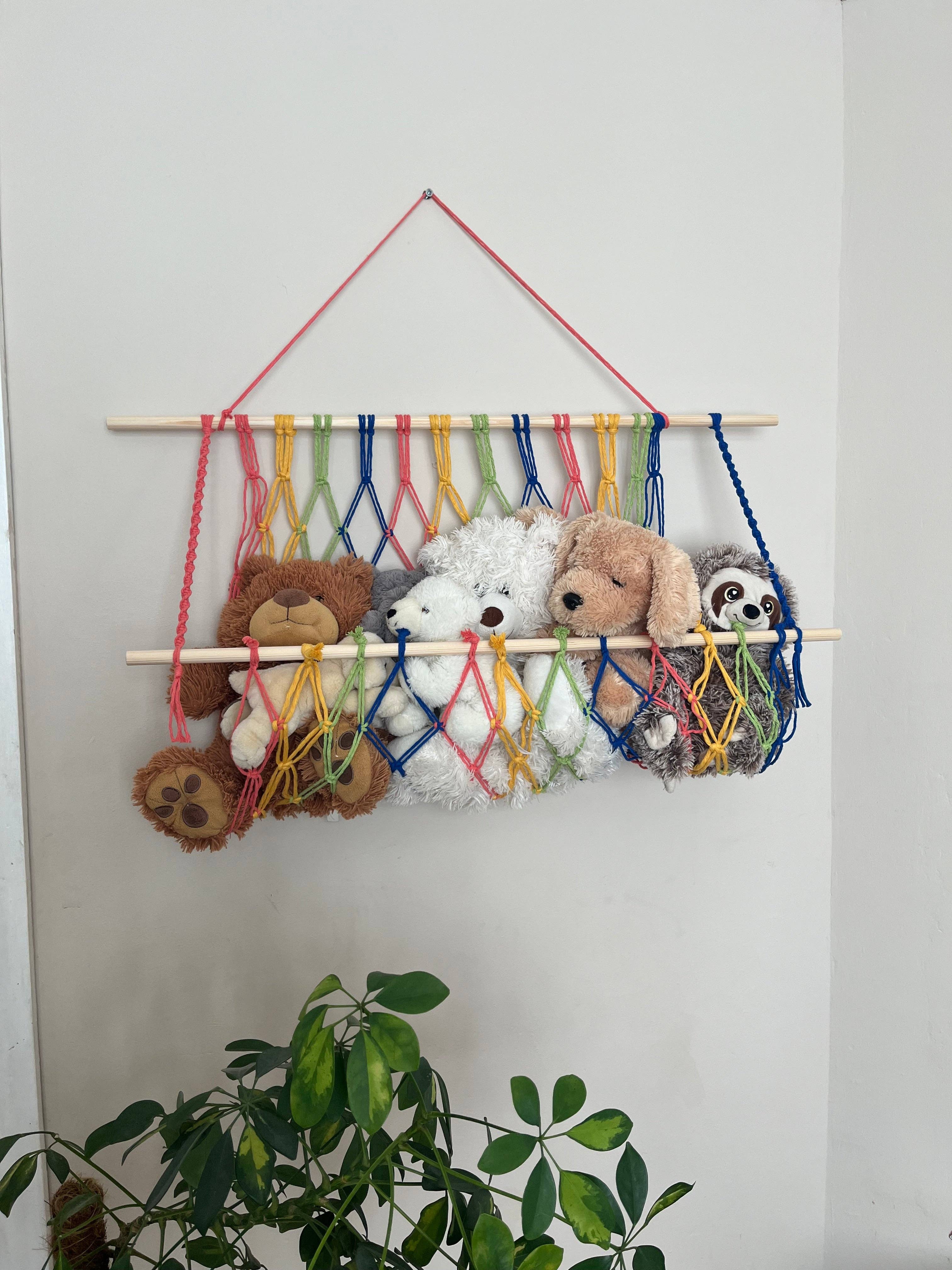 Macra-Made With Love – wholesale Toy storage box – Kids & baby – Macramé Nursery Toy Hammock4