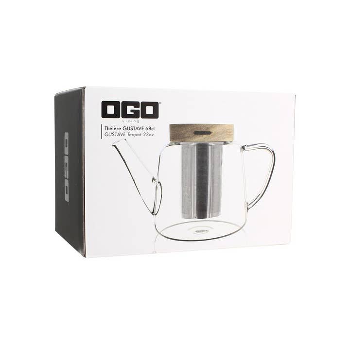 Ogo living - Wholesale Theepot - Gustave theepot van borosilicaatglas met deksel, 680 ml5