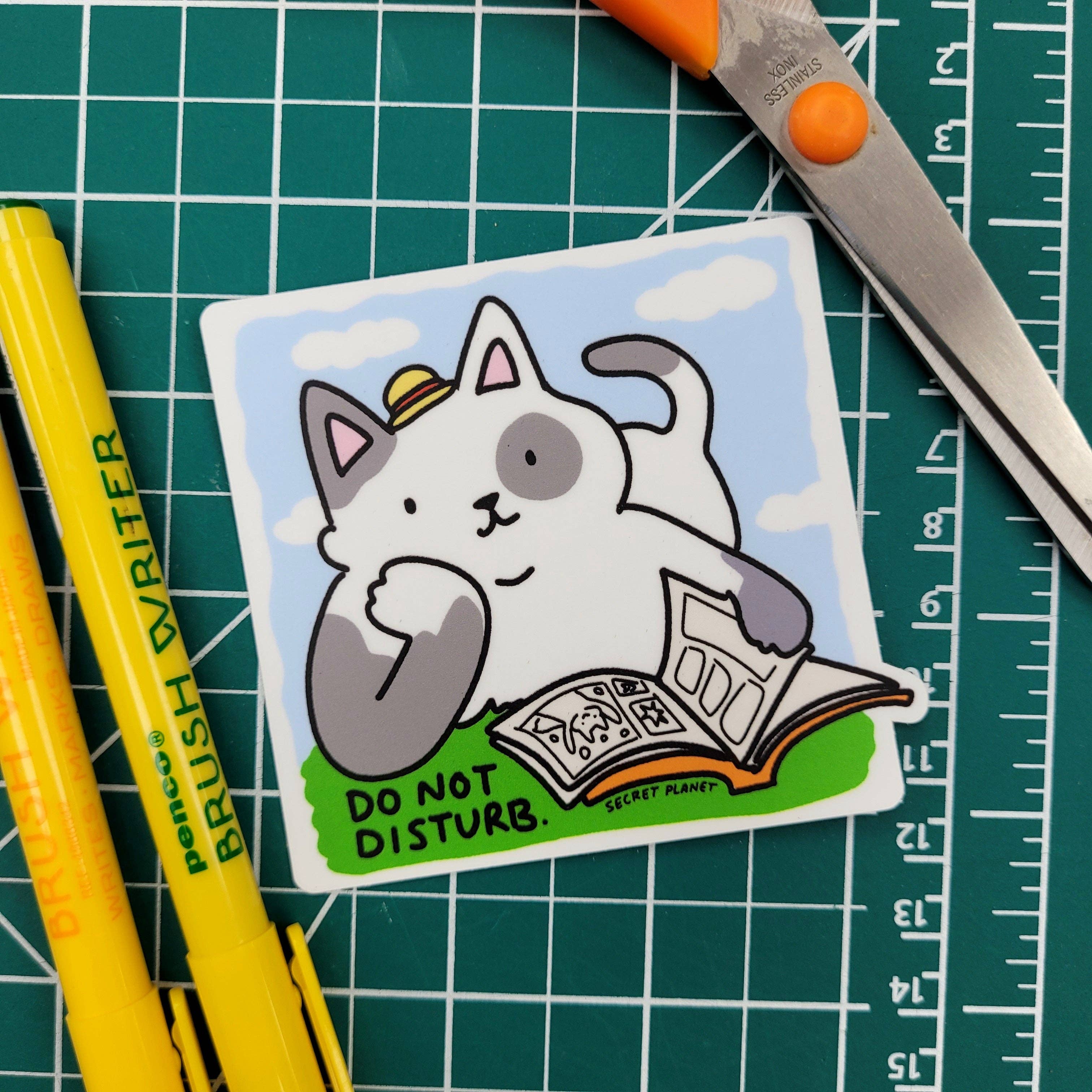 Secret Planet – Engroshandel Klistermærke – Forstyr ikke Vinyl Sticker1