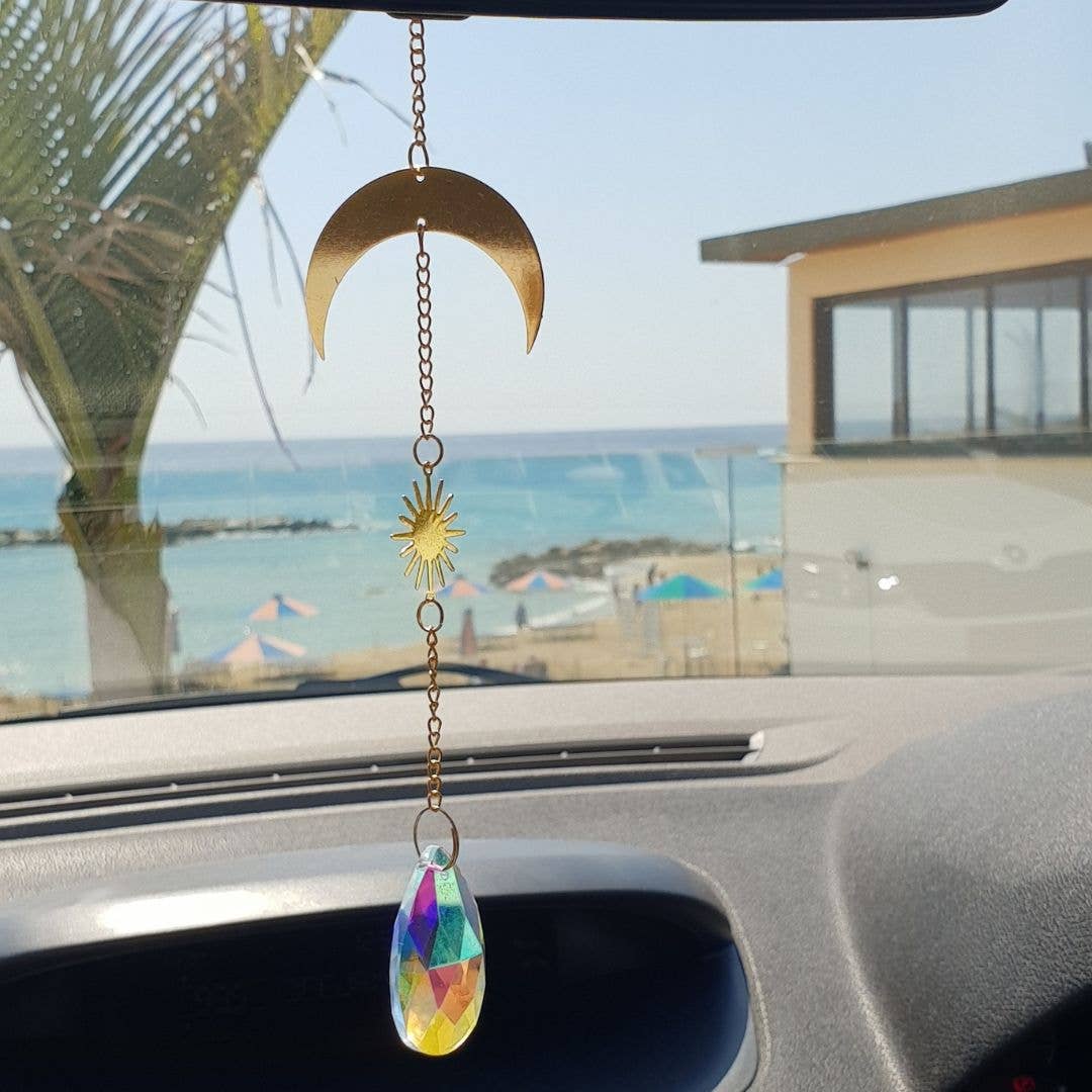 LilAryenne | Jewelry & Suncatchers – Engroshandel Solfanger – Prisme Solfanger - Farverig Måneskin Gave5