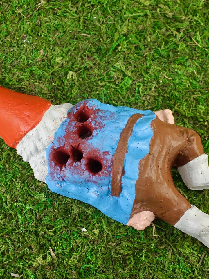 Zombie Gnomes: Et tu, Gnomie? (Also Pencil / Pen Holder) for wholesale by Chris and Jane's Place