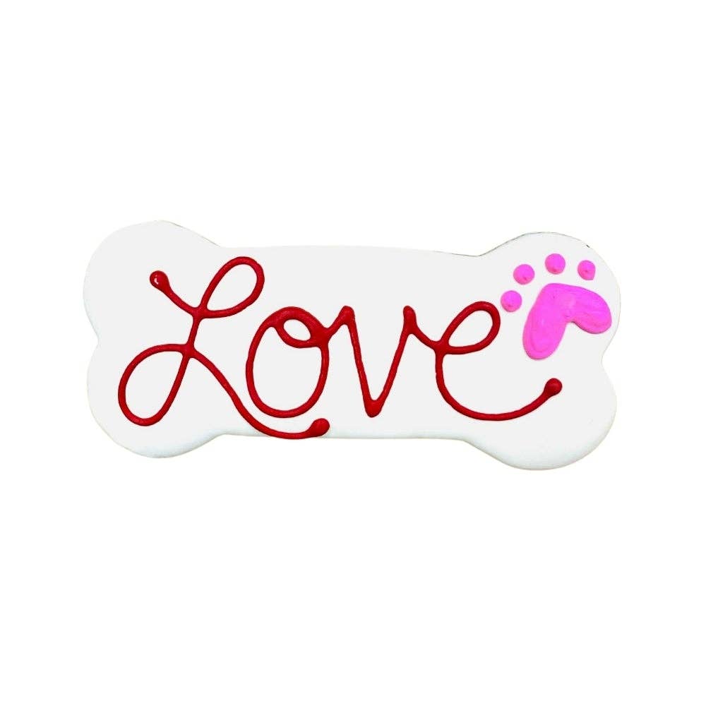 fetch! Dog Treats - Vente Biscuits – chien - Biscuit pour chien de 6 po | Love | Biscuit pour chien | Saint-Valentin1