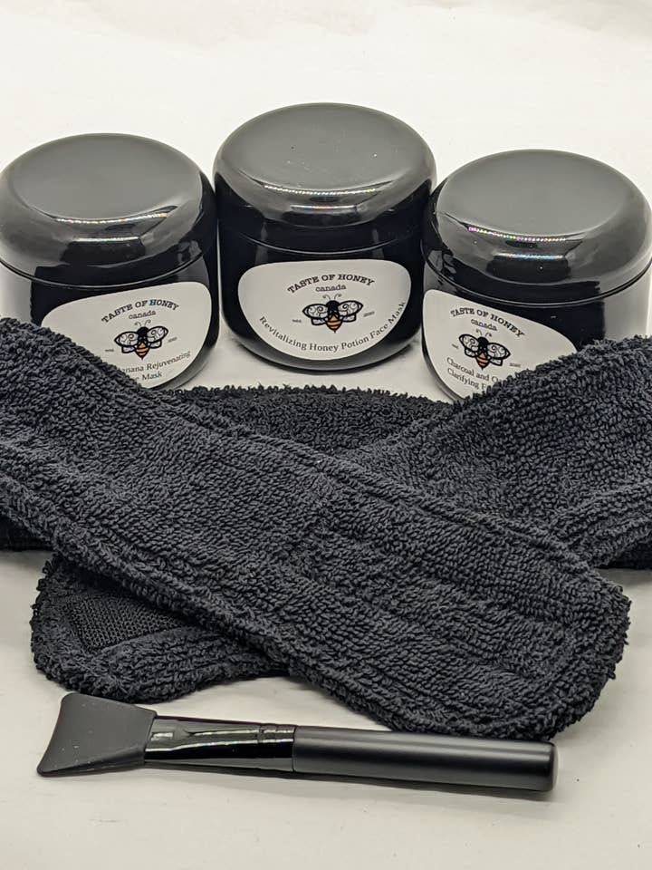 *NUOVO e MIGLIORATO* Set fascia per capelli e spatola per la vendita all'ingrosso da parte di Taste of Honey Canada