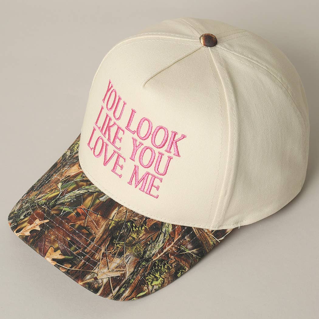 Fashion City – wholesale Truckerkeps – Unisex – Du ser ut som du älskar mig broderi camo trucker10