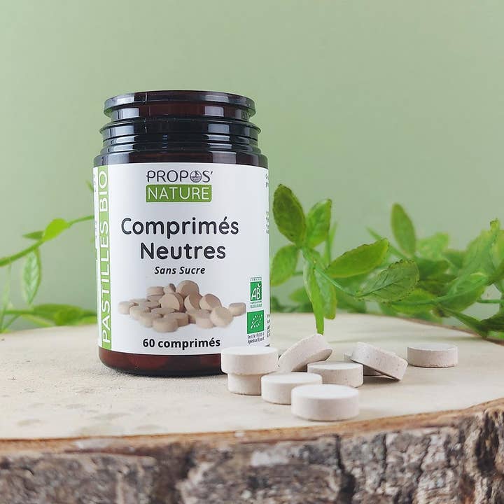 Propos'Nature - Venta al por mayor Suplementos/vitaminas para beber - Comprimidos Neutros Bio 60 Comprimidos