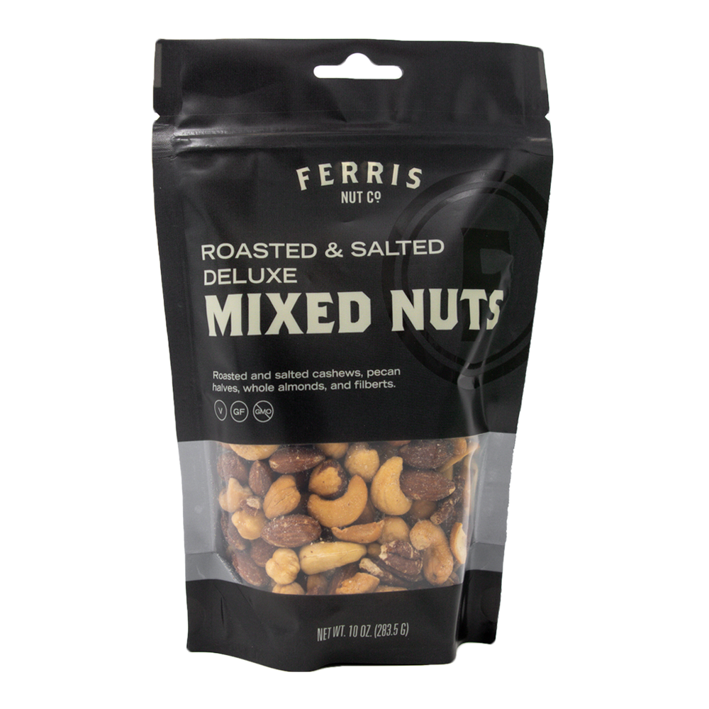 Ferris Coffee & Nut Co. - Wholesale Nuts - Deluxe Mixed Nuts (Roasted Salted) 10 oz.5