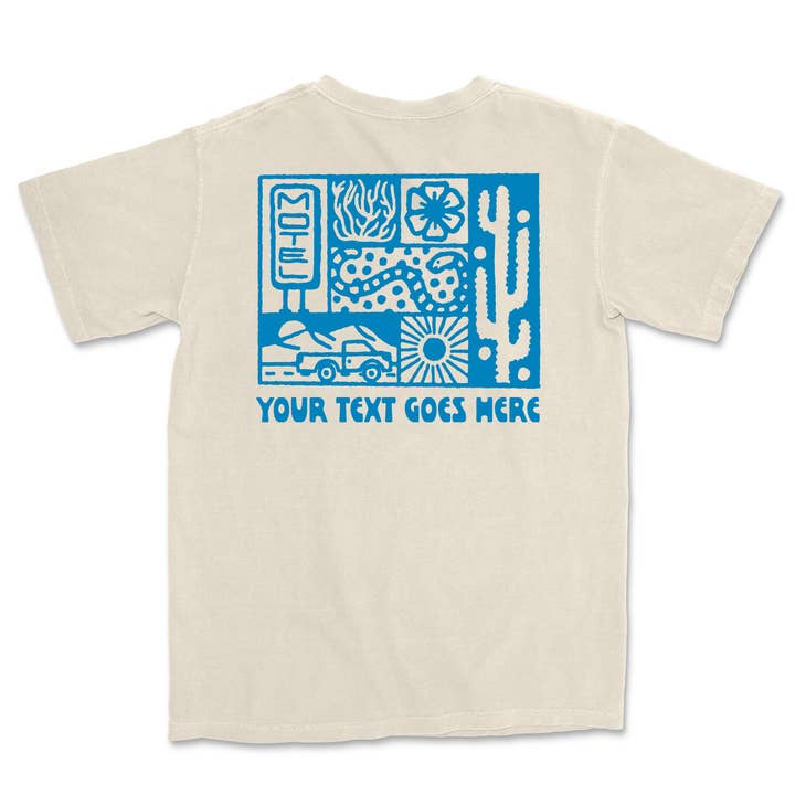 Island View Outfitters – Großhandel T-Shirt mit Siebdruck – Unisex – *BENUTZERDEFINIERTES* Wüstenreise-T-Shirt8