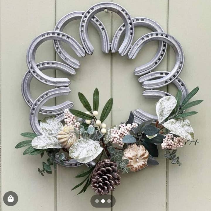 Horseshoe Collection - Wholesale Wreath - Handmade Horseshoe Wreath