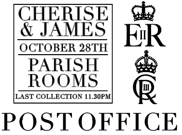 WinsterCreations™ - Wholesale DIY Craft Kit - Personalised DIY Post Box Vinyl For Wedding  - Vinyl Only - No Post Box Is Included2