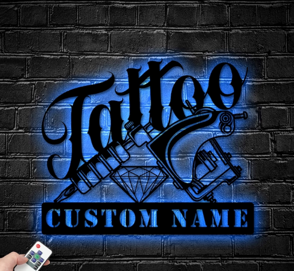 Glow Neon - Wholesale Neon sign - Custom Tattoo Artist Metal Wall LED Light, Ink Studio Decor4