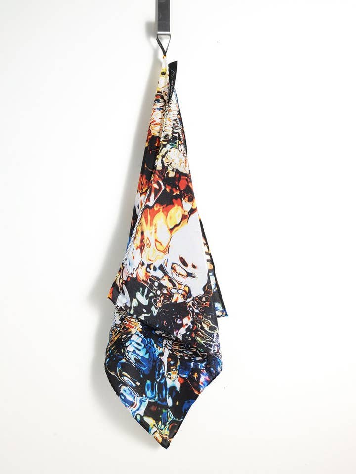 Silk Pocket Square "Mati" for wholesale by Efesto Designs