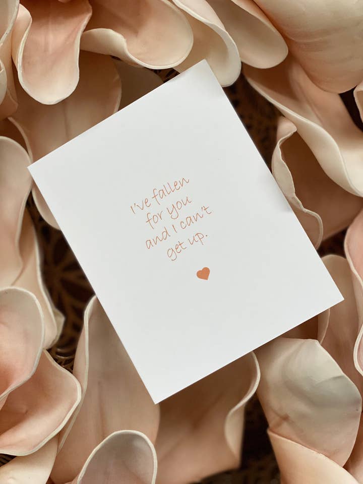 Funny Card to Say I Love You | Fall Theme Card for Couples for wholesale by The Butter and Honey Co.