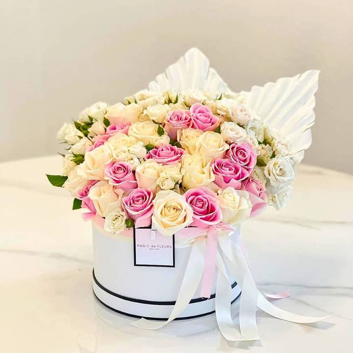 UNIKPACKAGING - Vente Coffrets cadeaux - Boîtes Cadeaux Rondes à Motifs Floraux avec Couvercles – Ensemble de 3 pièces14