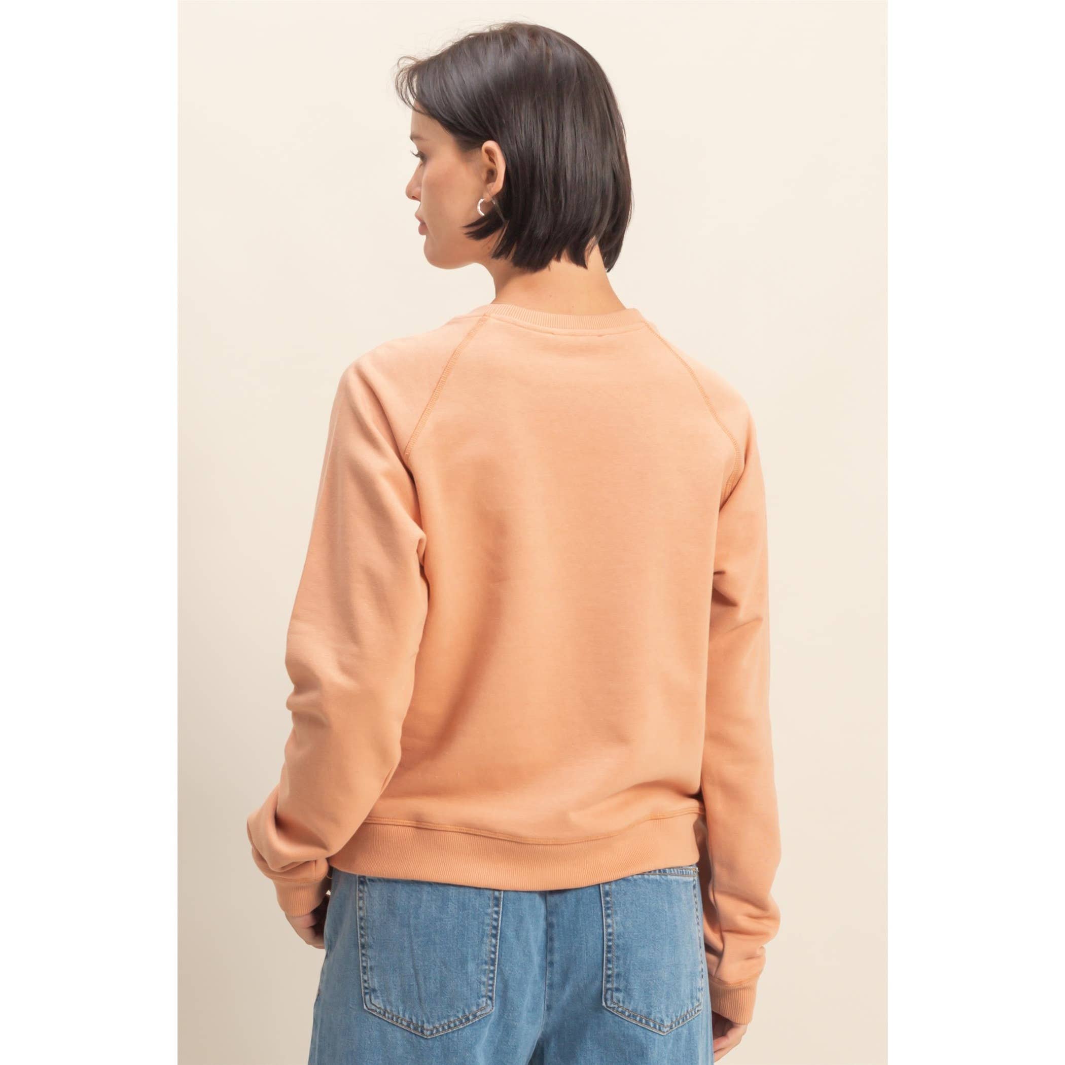 HYFVE - Vendita all'ingrosso Felpa - Donna - Felpa Comoda con Girocollo e Maniche Raglan2