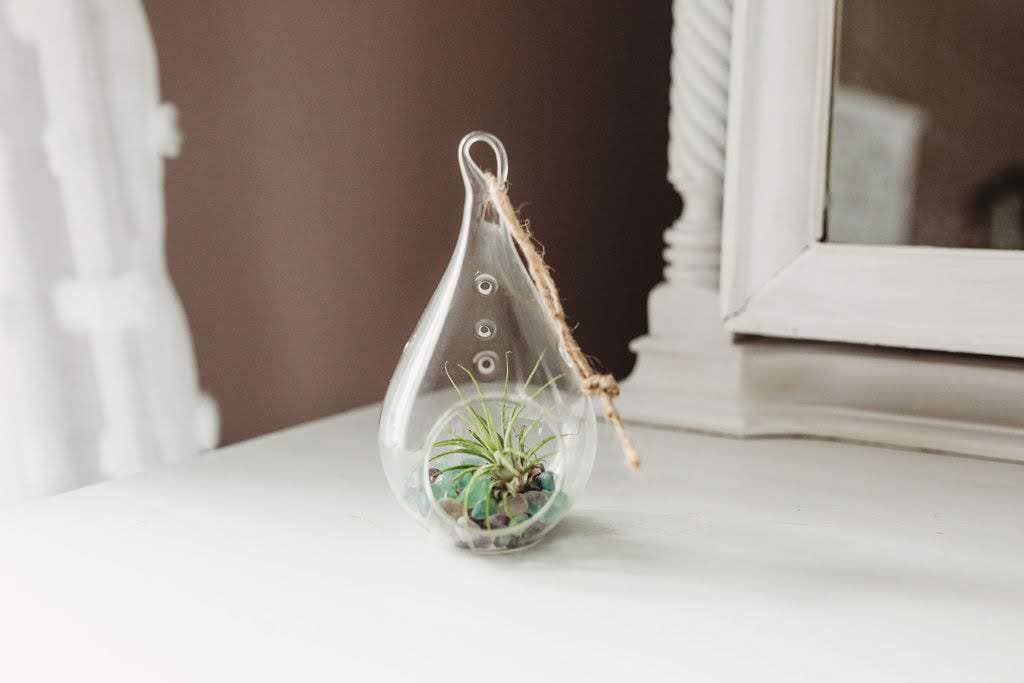 The Simply Crafty Shop - Wholesale Terrarium - Pear Shape Terrarium Kit- Semi-Precious Stone25