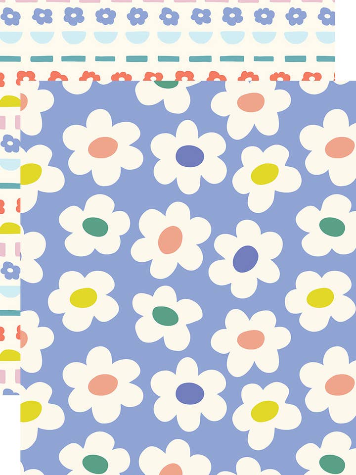 GeoPop Daisies 12 x 12 Paper for wholesale by Paper House Productions
