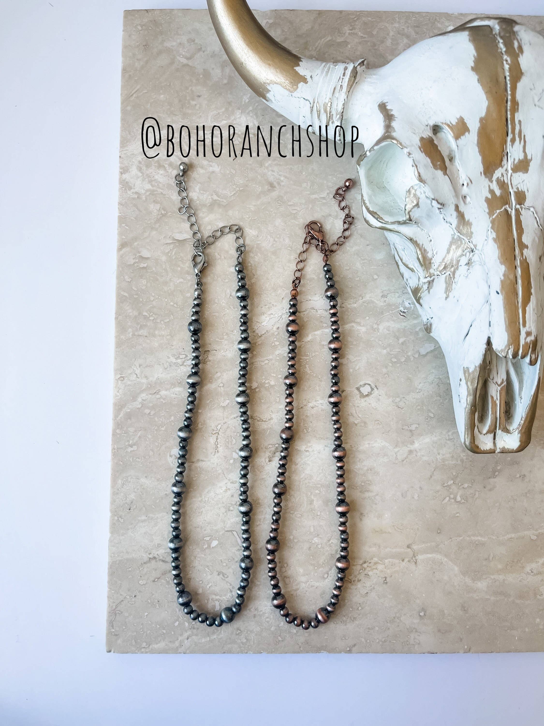 Boho Ranch Shop - Wholesale Choker/Collar - Western Navajo Style Choker Necklace 4mm5