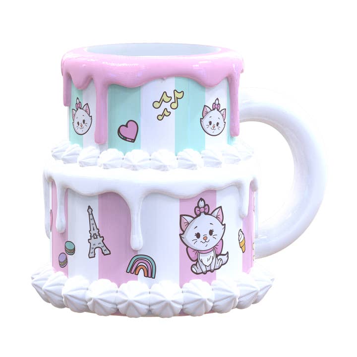 Aristocats Marie Cake Full Body Ceramic 3D Sculpted Mug for wholesale by Silver Buffalo