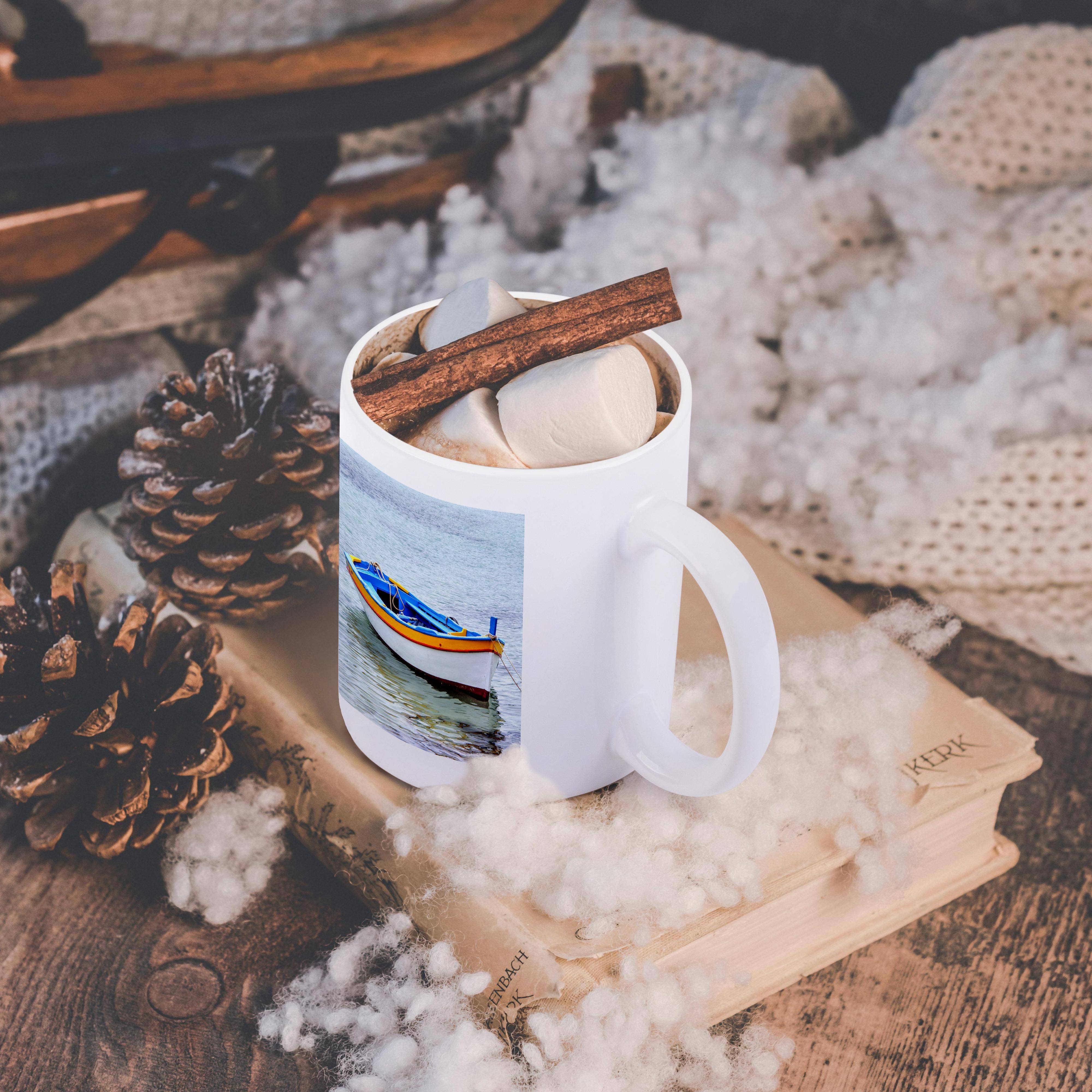 3dRose - Wholesale Coffee Mug - 3dRose, Italy, Sicily, Mondello. Wooden fishing boats in harbor, Mug11