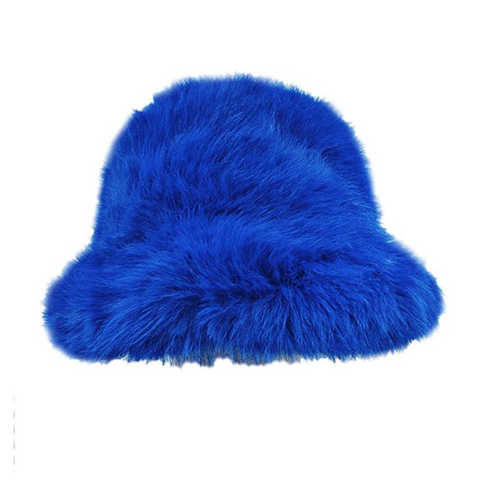 Embellish Your Life – wholesale Bucket Hat - Dam – Fuzzy fuskpäls hink hatt7