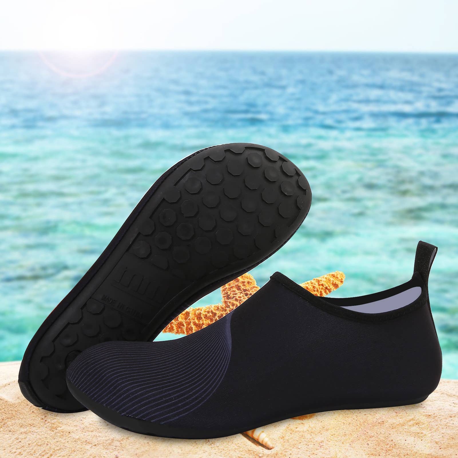 Shop Lev - Wholesale Water Shoes - Women's - Unisex Anti-Slip Socks Quick Dry Beach Water Shoes [Pck] -352