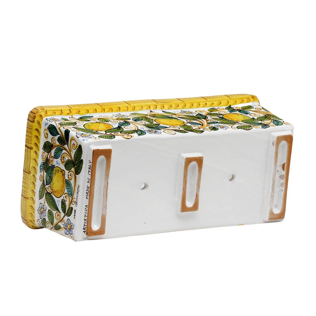Artistica - Deruta of Italy - Vente Pot - SICILIA : Jardinière de Caltagirone Lemon Design4