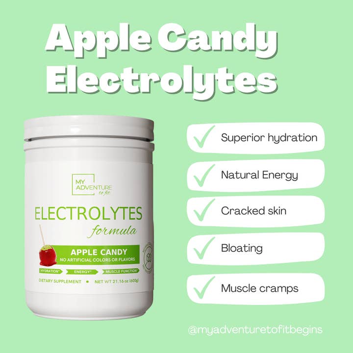 My adventure to fit - Wholesale Oral Supplement/Vitamin - Family Size Apple Candy Electrolytes
