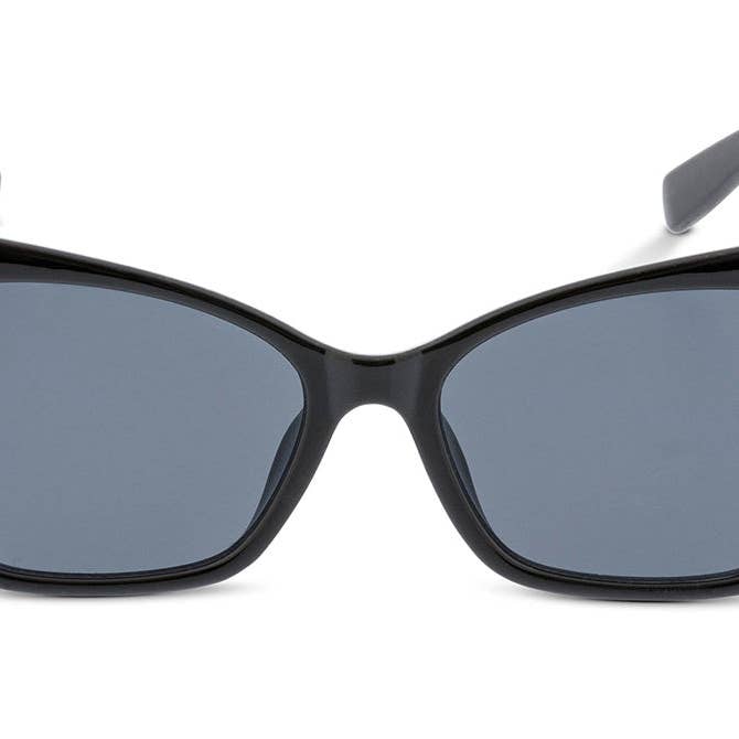 Lunettes de soleil Roxanne Cat Eye - Noires pour la vente par Retropeepers Ltd