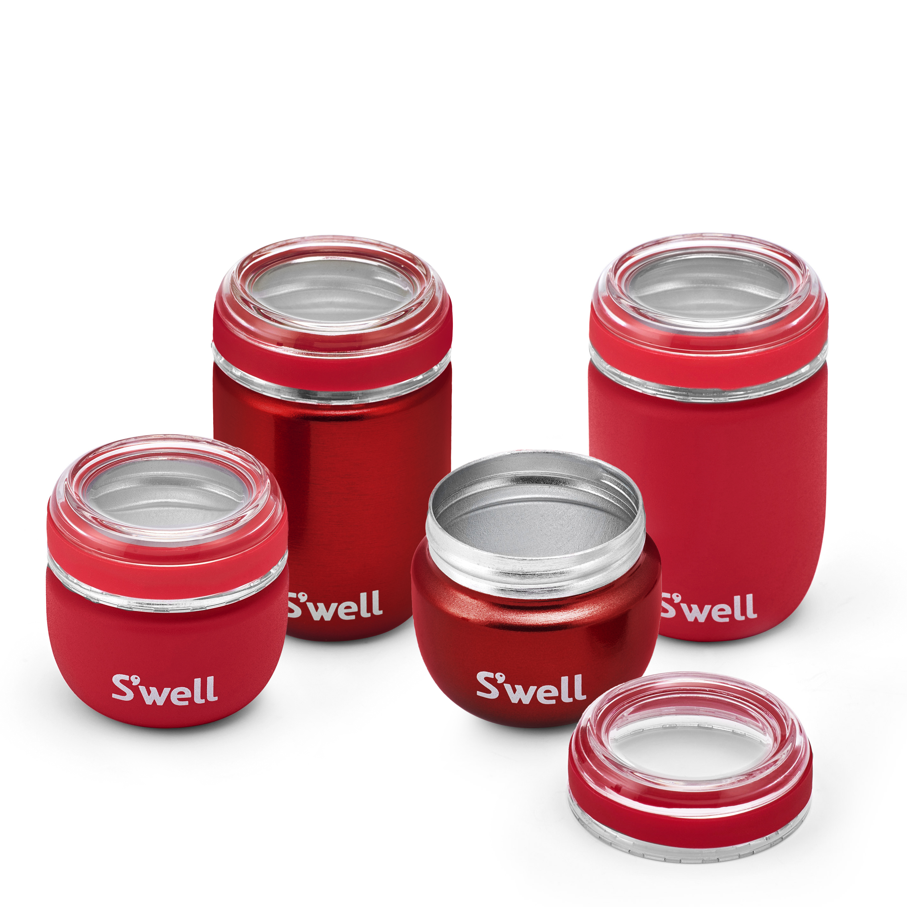 S'well - Wholesale Travel Container - Cherry Shimmer Travel Container Set5