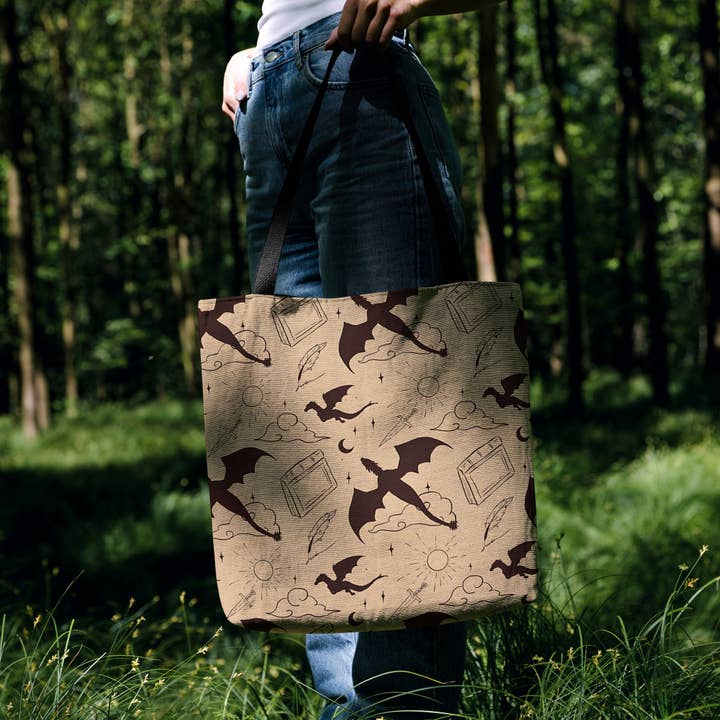 MagicMerchEmporium - Wholesale Tote Bag - Unisex - Empyrean Tales Woven Tote Bag1