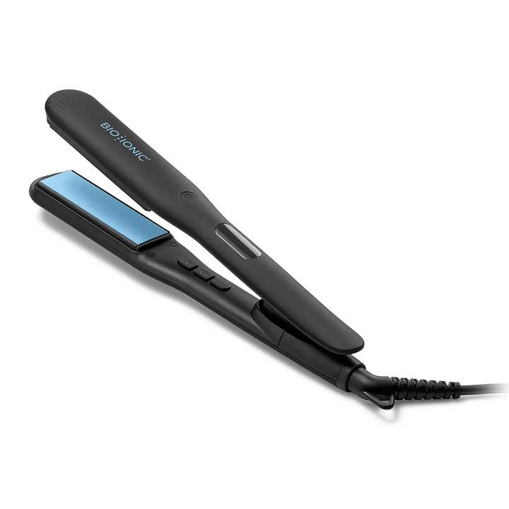 BARSUPPLY - Wholesale Straightener/Flat Iron - BIO IONIC Onepass Styling Flat Iron with NanoIonic & Moisturizing Heat Technology, Hydrated and Frizz-Free Hair, Ceramic Hair Straightener with Silicone Strip for Gentle OnePass Styling