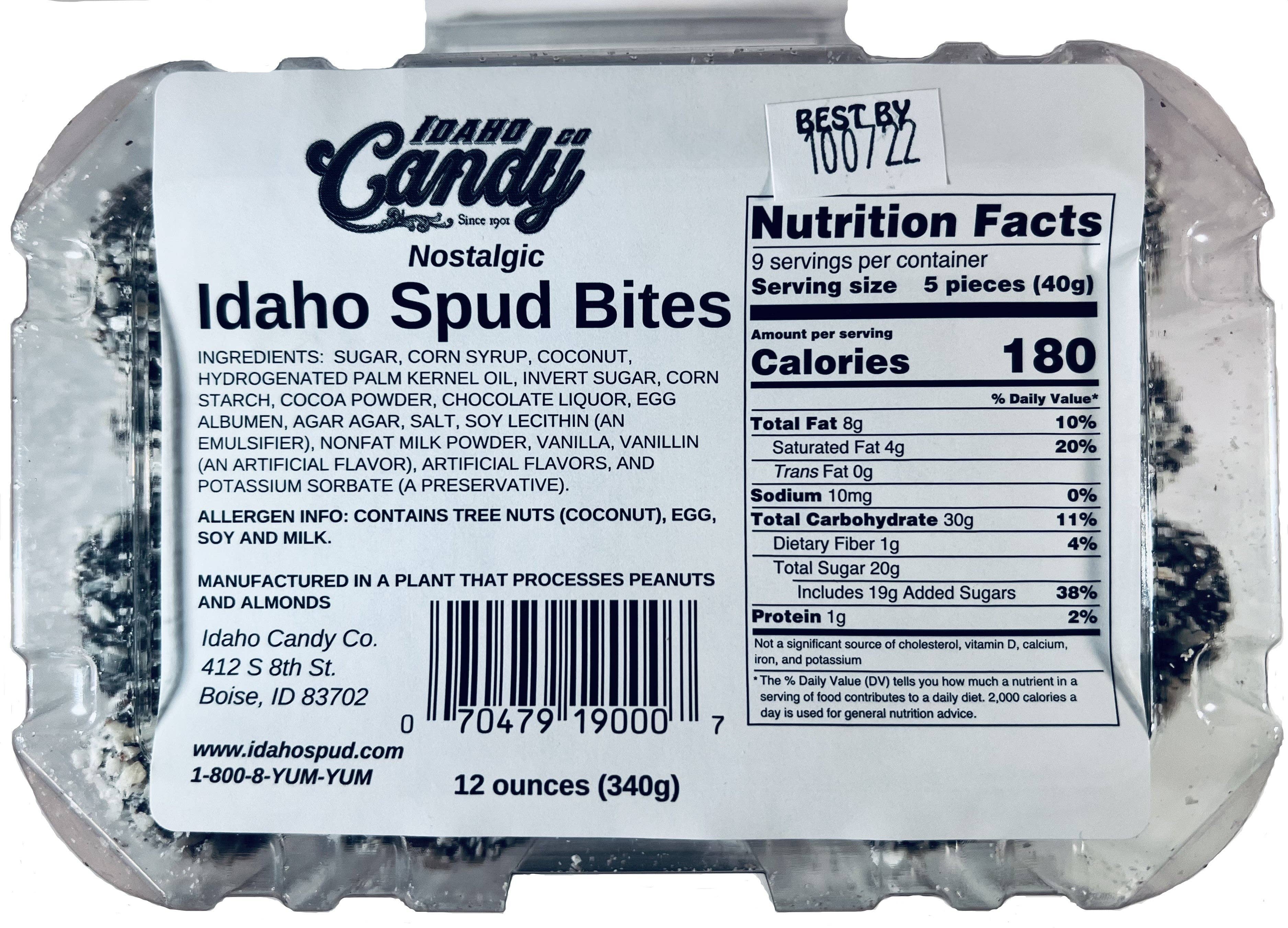 Idaho Candy Co. - Wholesale Hard Candy - Idaho Spud Bites - Tub - 12oz2
