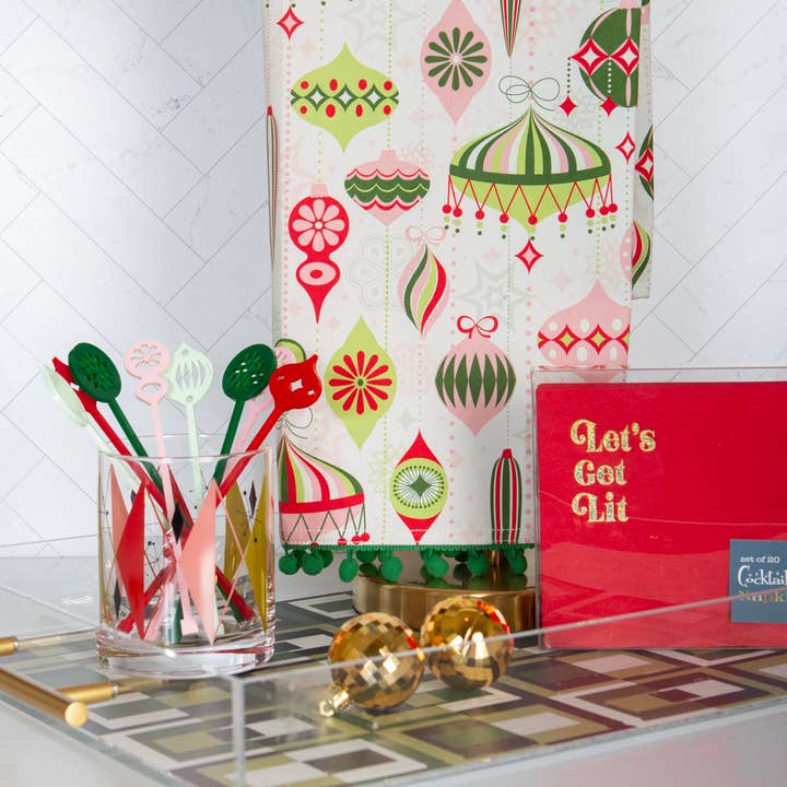 Mod Lounge Paper Company – wholesale Drinkomrörare – Julprydnad Dryckesrör Julbarutrustning3