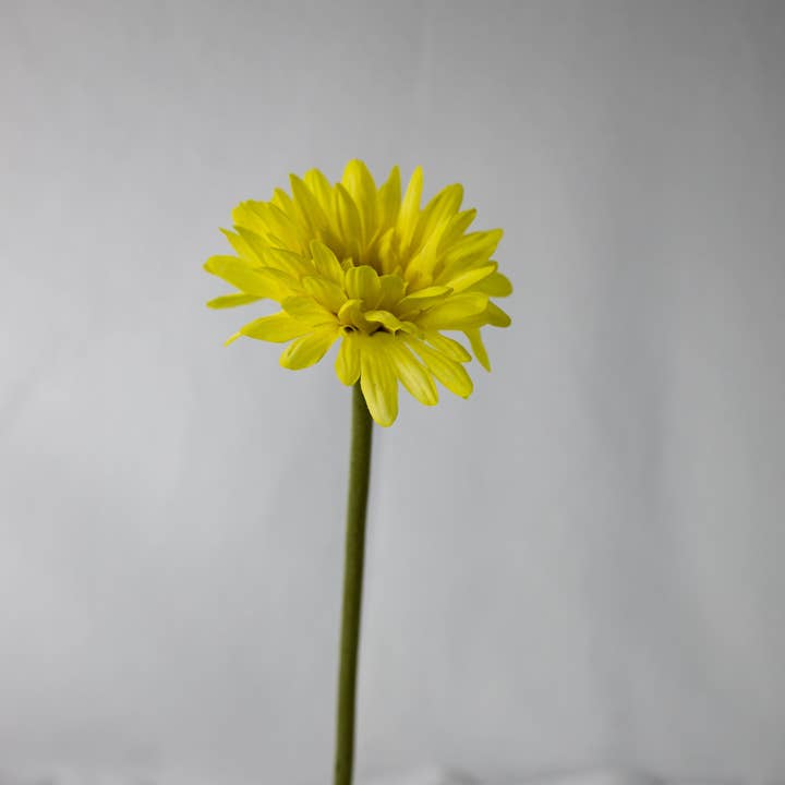 Realistic Artificial Flowers - Wholesale Artificial Flowers - Yellow Real Touch Gerbera - Realistic Artificial Flowers2