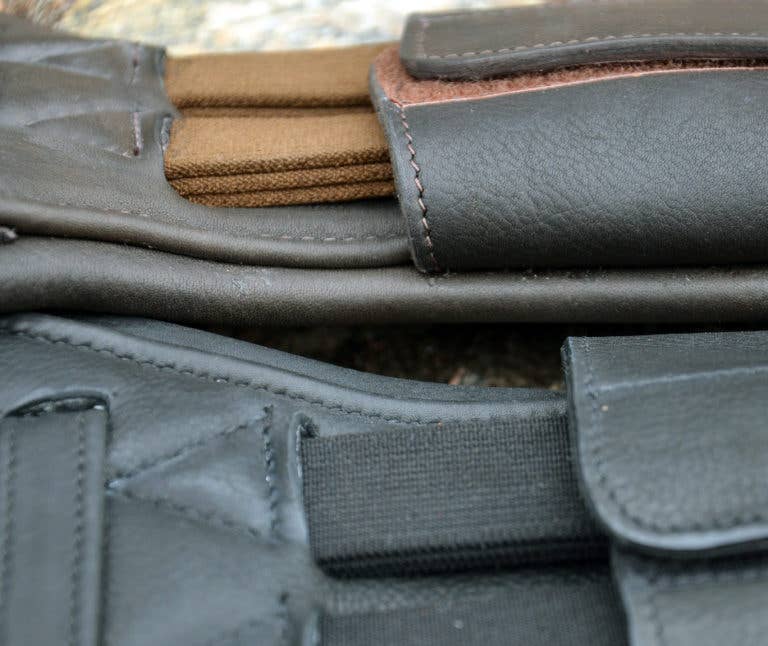 EPONIA EQUESTRIAN LIFESTYLE - Vente Équipement d’équitation - Sangle de dressage en cuir véritable doux1