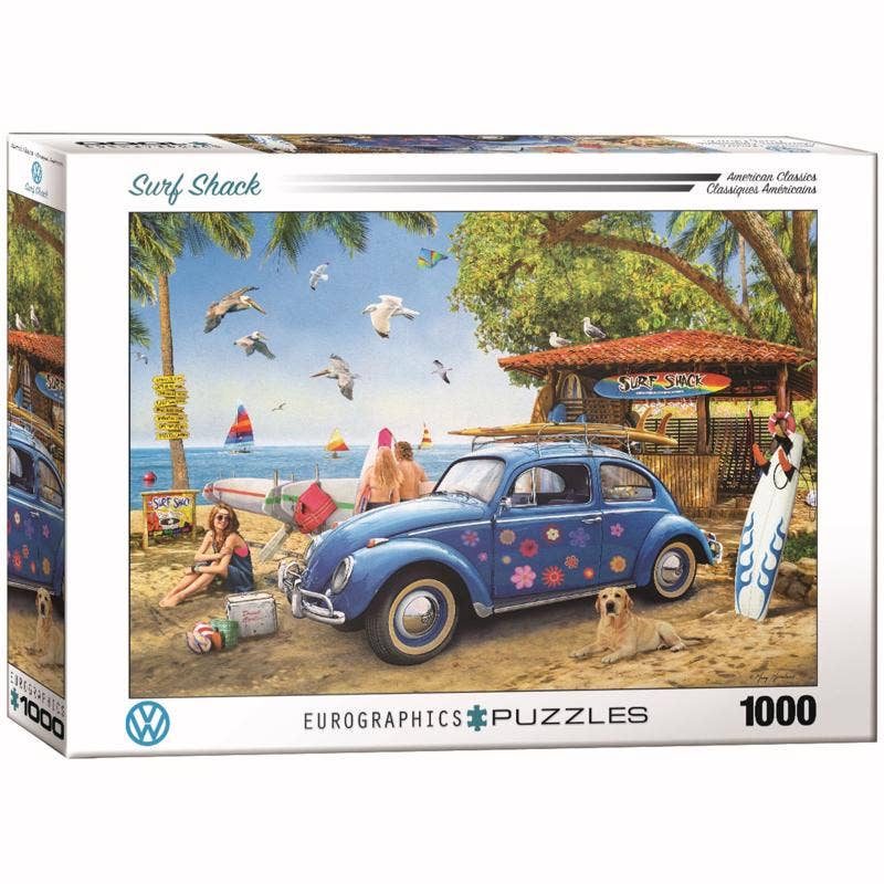 Everyday Supply Co - Wholesale Puzzle - Adult - VW Surf Shack 1000-Piece Puzzle - Multicolored0