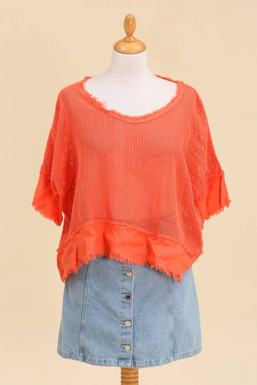 LINEN & COTTON HOUSE – Großhandel Bluse – Damen – TOP AUS BAUMWOLLSTRICK 23911 100 % BAUMWOLLE61