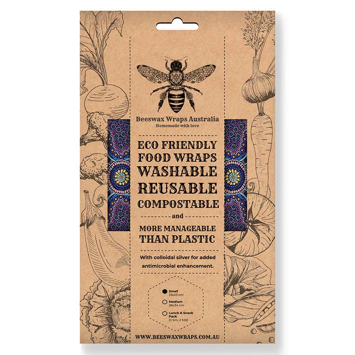 Beeswax Wraps - Wholesale Food storage wrap/bag - Small Single Wholesale3