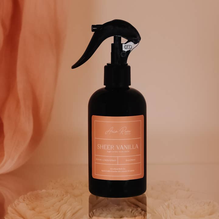 Aria Rose Bath Co - Wholesale Room & Linen Spray - Sheer Vanilla Room + Linen Spray - Dawn Collection0