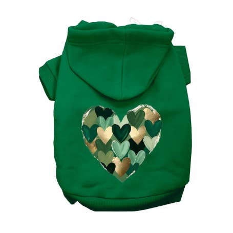 Smaragdgrön Mosaikhjärta Huvtröja för wholesale av Bark Fifth Avenue