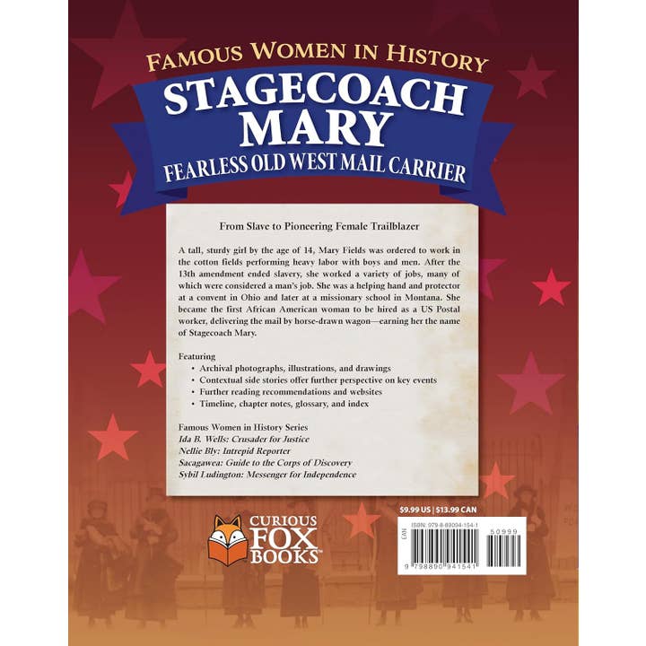 Fox Chapel Publishing - Vente Biographie et mémoires - Femmes célèbres dans l'histoire : Stagecoach Mary (SC)1