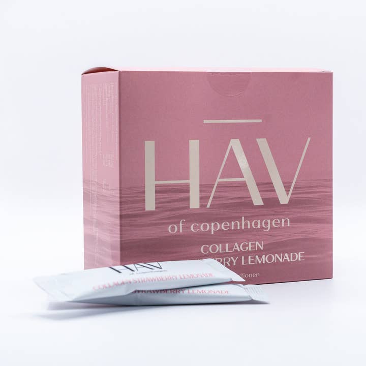 HAV® Marine Collagen Strawberry Lemonade für den Großhandel von HAV of copenhagen