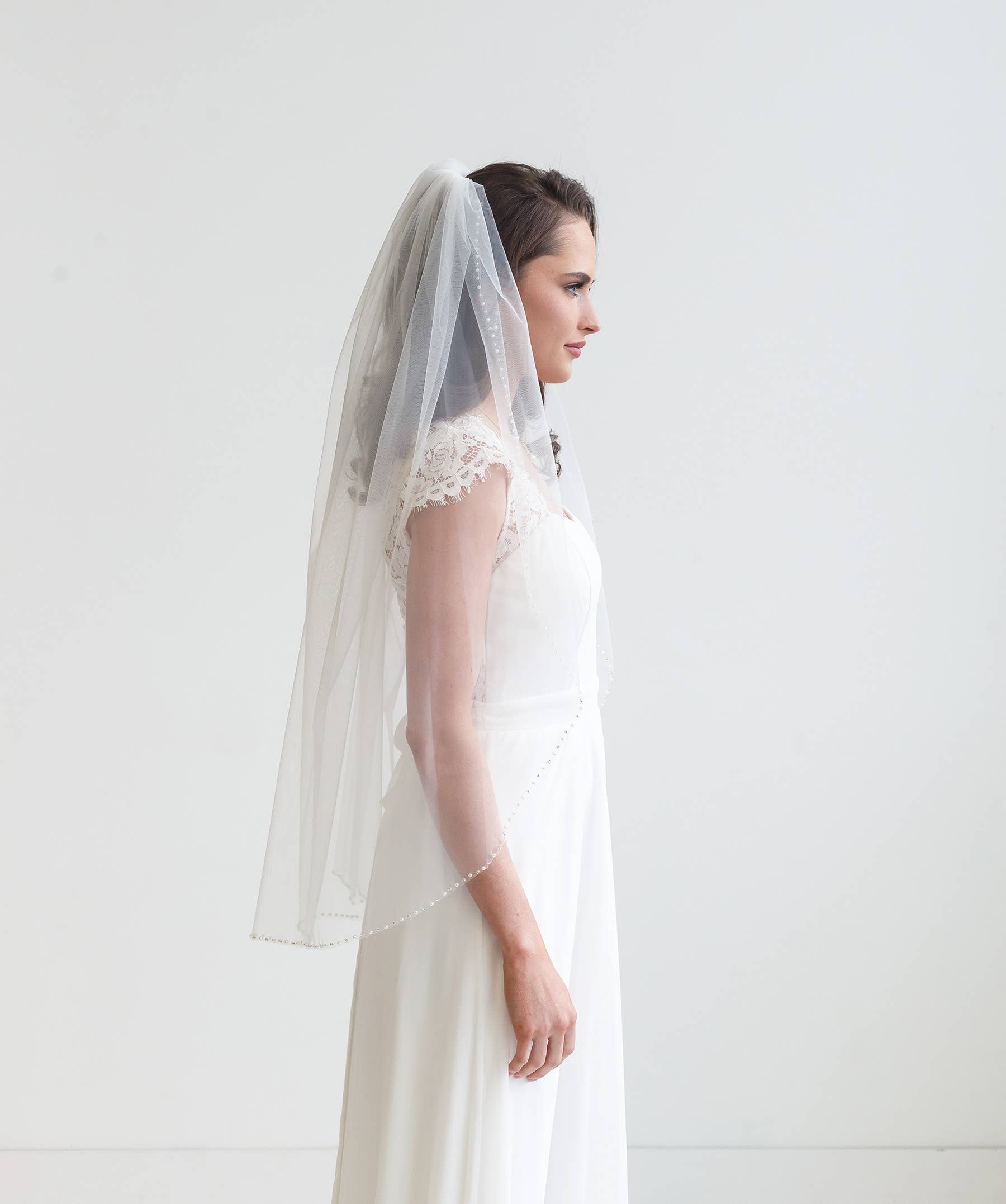allureweddingjewelry - Wholesale Veil - Women's - Simple Pearl Beaded Wedding Veil2
