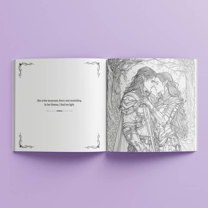 Hinkler Australia - Wholesale Colouring and activity book – adult - Art Maker Ultimate Romantasy Colouring Carry Case5