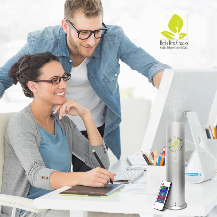 Herba Vera Organics – Engroshandel Elektronisk diffuser – Essential Oil Nebulizer Diffuser3