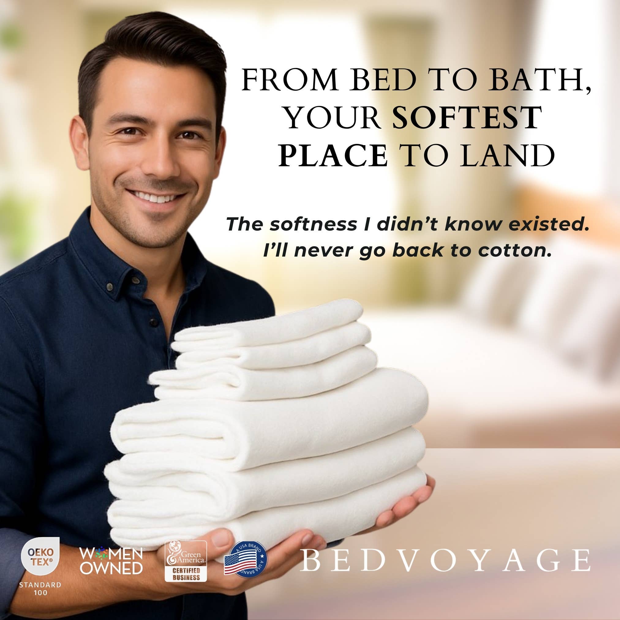 BedVoyage - Venta al por mayor Juegos de toallas - Juego de toallas BedVoyage viscosa de Bamboo Luxury de 8 piezas10