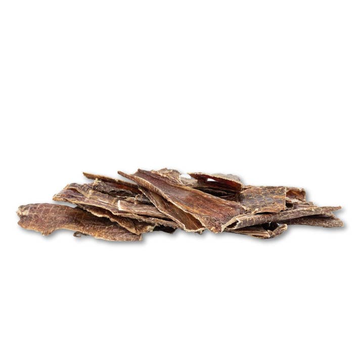 Jojo Modern Pets - Wholesale Pet Treats - Dog - All-Natural Beef Gullet Flats/Strips Dog Treats 6" (25/Bag)